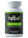 Hippo7 Vegan Multivitamin B12, Vitamin D, Omega-3 DHA+EPA, Kalsiyum, Iodine, çinko & Iron. (1 Şişe, 60 Yumuşakgels)