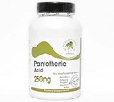 Pantothenic Acid 250 mg - 200 Capsules - Nomixs - Naturetition Supplements