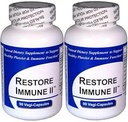 Immune II (2-Pack toplam 180 kapsül içerir) CONTAINS NO "Beef Bovine Gelatin Capsules" veya Silikon Dioksi veya Magnezyum Stearate gibi Ortak Havuzlar*- Kosher & Vegetarian Caps kullanıyoruz