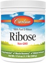 Carlson - Ribose, 100% Pure D-Ribose, Non-GMO, Energy Production, Muscle Recovery & Athletic Performance, 17.6 oz (500 g)
