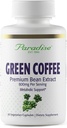Paradise Herbs Green Coffee Bean, Active Whole Spectrum Extract, Super Potent, Ultra Pure, Vegan, Gluten Free, Non-GMO, 60 Count Count Count