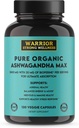 Αμιγώς οργανικές κάψουλες Ashwagandha με Bioperine - 2400 mg - 120 κάψουλες - Υγιεινή Ανταπόκριση και ενίσχυση της διάθεσης, Ανοσοποιητική Υγεία, Καλύτερος ύπνος
