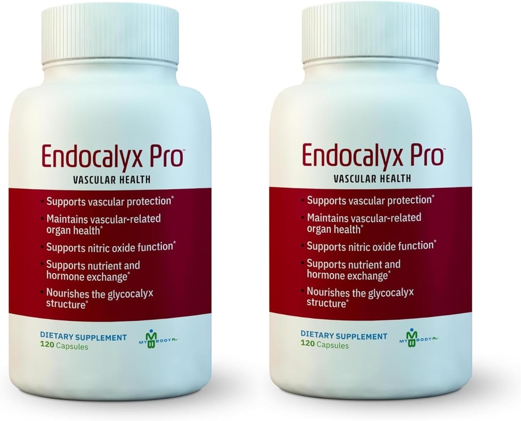 Endocalyx Pro Supplement – Endothelial Glycocalyx Support 120 Capsules - Vascular & Microcirculation Health - Klinik olarak-Studied – Patentli – Nitrik Çimento Fonları