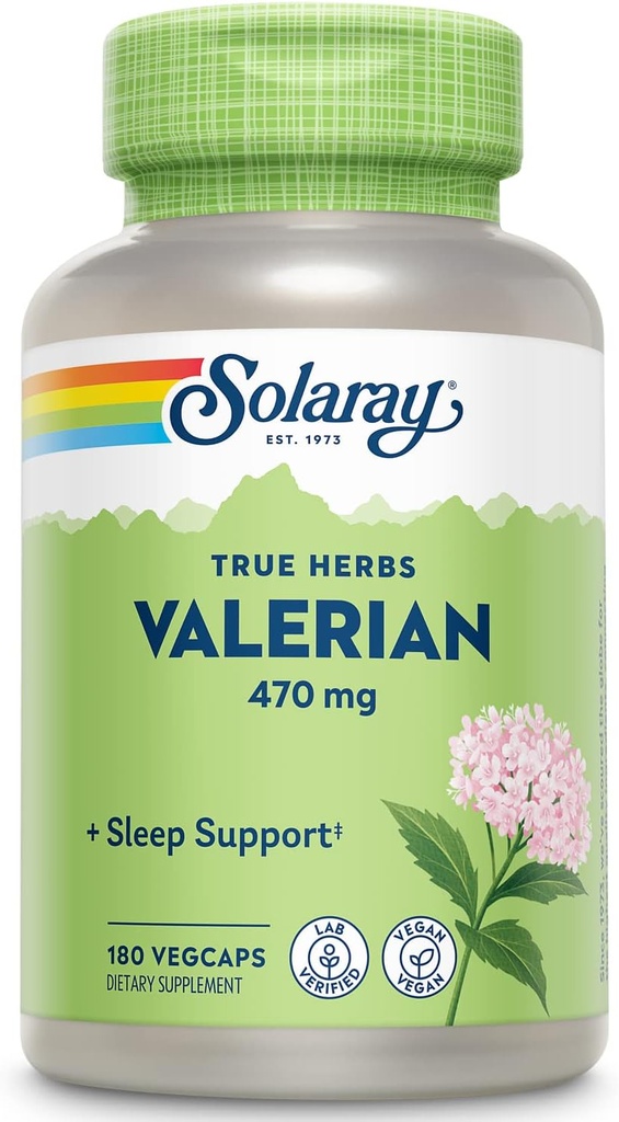 SOLARAY Valerian 470 mg | Rahatlama Desteği (180 CT)