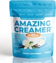 Superfoods Company Amazing Creamer with Collagen - Keto Creamer-Hyaluronic Acid & MCT Oil - Beyin Boost & Curbs Cravings - Sağlıklı Skin & Hair - Diyet-Friendly [30 Hizmetler] [Vanilla]