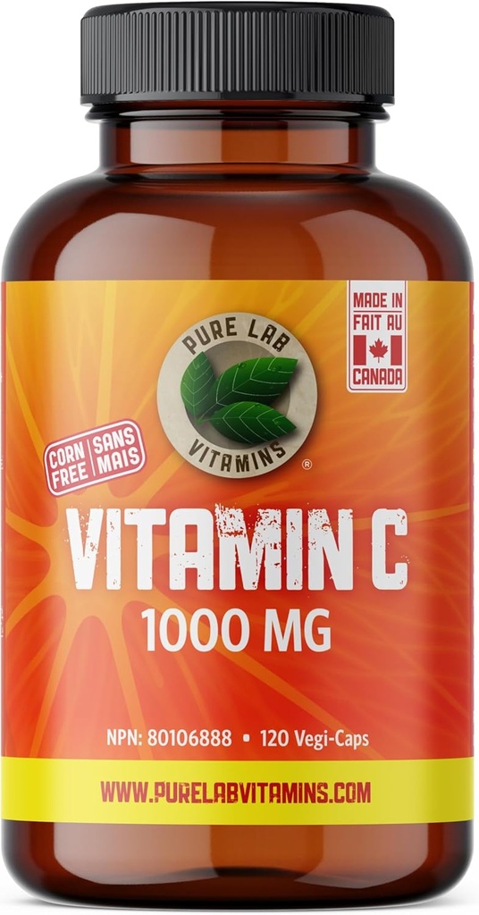 PURE LABS VITAMINS Vitamin C 1000mg, 120 CT