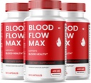 (3 Pack) Kan Akışı Max Capsules, Blood Flow Max Advanced Formula Blood Support, Sağlıklı Kan Circulation için maksimum Güç Tamamlayıcısı, Tüm Doğal Vitaminler Genel Wellness