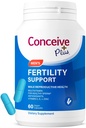 CONCEIVE PLUS Ferttitude Support for Men | Ferttitude Supplements for Men with çinko, C, E, Selenium | Mottitude Activator Multivitamin for Sperm Health & Conception | 60 Caps for 30 Days