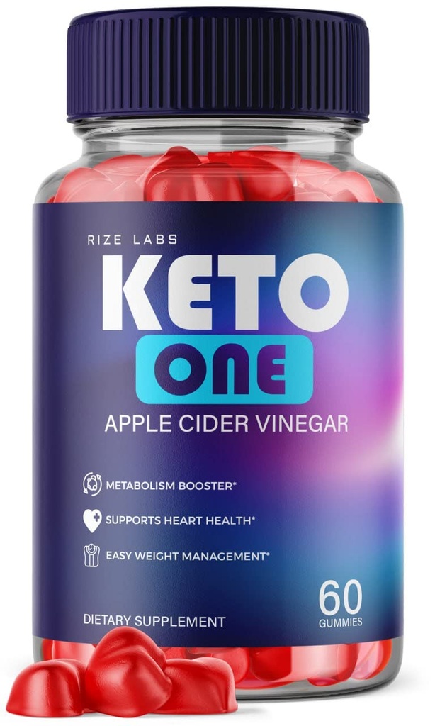 rize labs - Keto One ACV Gummies για την απώλεια βάρους - μηλίτη μηλίτη μηλίτη - Advanced Energy Formula Supplement to Burn Bely Fat (60 Gummies)