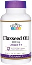 ikj Flaxseed Oil Omega 3-6-9 Diyetsel Supplement Softgels 1000 mg 120 ct