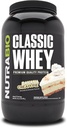 NutraBio Classic Whey Protein Toz- 25G Protein Per Scoop - Full-Spectrum Amino Asit Profil - No Fillers, Yapay Renkler, Preservatifler - (Banana Cream Pie, 2 Pounds)