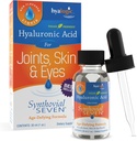 Hyalogic Synthovial Seven - Oral Hyaluronic Acid Supplement 1oz - Liquid HA Supports Skin, Eye, and Lip Hydration - Vegan, Gluten Free 1 Ounce