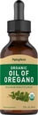 Piping Rock Oil of Oregano Organic Liquid Drops | 2 fl oz | Ekstra Virgin Zeytinyağı ile | Herbal Extract Supplement | Non-GMO, Gluten Free