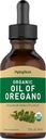 Piping Rock Oil of Oregano Organic Liquid Drops | 2 fl oz | Ekstra Virgin Zeytinyağı ile | Herbal Extract Supplement | Non-GMO, Gluten Free