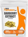 BulkSupplements.com Barberry Extract Powder - Barberry Sypplement, βοτανικό συμπλήρωμα - Vegan & Gluten Free, 500mg ανά σερβιρίσματος, 1kg (2,2 lbs) (Συσκευασία των 1)