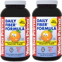 Yerba Prima Daily Fiber Formula 16 oz (Pack of 2) - Premium Diyeter Fiber Supplement, Non-GMO, Gluten Free, Made in the USA, Orange Flavor