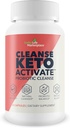 CLEANSE KETO ACTIVATE - KETO CLEANSE FOR WOMEN & MEN - YÜK FLUSH TOXINS & IMPURITIES - PROMOTE REGULARITY - AID DIGESTION & DETOX - KETO CLEAN