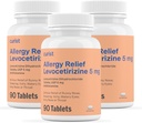 Curist Generic Levocetirizine Dihydrochloride 5mg Bulk (270 δισκία), χάπια Αλλεργίας, 24ωρη Αλλεργία Ανακούφιση - Αλλεργική Ιατρική (3 συσκευασίες των 90 δισκίων)
