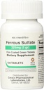 Ferrous Sulfate Iron Supplement Tabletleri, 100 Kont