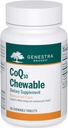 Genstra Brands CoQ10 Chewable | Coenzyme Q10 Supplement | 60 Chewable Tabletler | Natural Blackcurrant Flavor