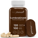 LongLifeNutri Lumbrokinase 100mg – Μέγιστη Δραστηριότητα 2.000.000 Μονάδες ανά υπηρεσία, 120 κάψουλες χορτοφάγων, 2-μηνη προσφορά, Φυσικό συμπλήρωμα ενζύμων για την Κυκλοφορική Υγεία, Εργαστήρι Δοκιμασμένο, Κατασκευασμένο στις ΗΠΑ