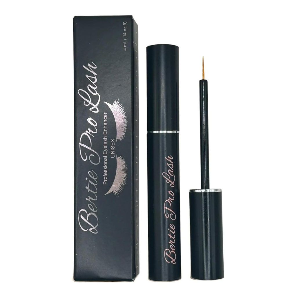 Bertie Pro Lash Gözlash ve Eyebrow Büyüme Saç Serum (4 ml) Premium Doğal Lashes için Vegan & Cruelty-Free Tedavisi, Extensions & Eyebrows.