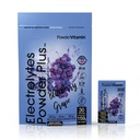 PowderVitamin Ηλεκτρολυτές σκόνη Plus, Keto, Σταφύλι, Zero Ζάχαρη, 1000mg Κάλιο, 120mg Ασβέστιο, 120mg Μαγνήσιο, Μη-ΓΤΟ, Μη-Ζωοτροφές, 30 Πακέτα Ενυδάτωσης