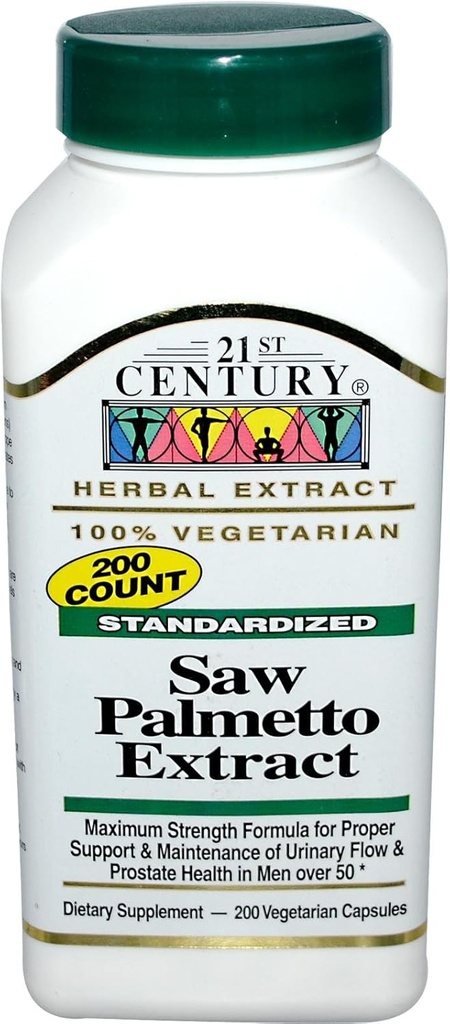 21st Century Saw Palmetto, 450 mg, 200 Vegetarian Capsules