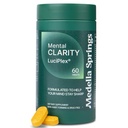 Συμπλήρωμα Booster εγκεφάλου για Focus, Memory, Clarity, Energy & Mood 60 Tabs - 100% χωρίς φάρμακα & κλινικά δοκιμασμένο συμπλήρωμα εγκεφάλου – Brain Fog & Memory Booster w/VIT D3