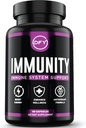 DFY Immune Support Capsules - Elderberry Sambucus, C, Sambucus Elderberry, Vitamin D3 5000 IU, çinko ve Ginger