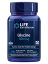 Life Extension Glycine, 1000 mg, Amino Asit Sağlıklı Uyku, Gluten-Free, Non-GMO, Vegetarian, 100 Capsules