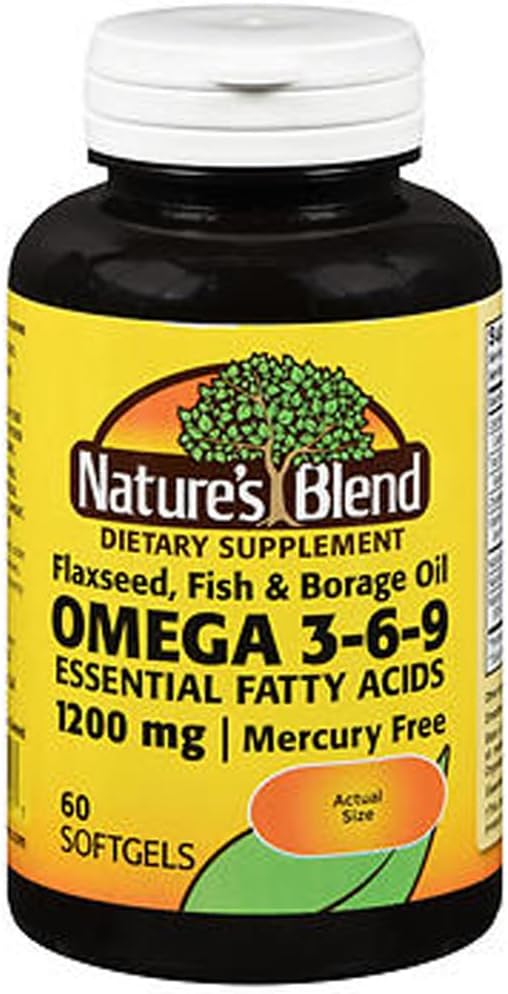 Nature's Blend Omega-3-6-9 1200 mg Softgels 60 Ct