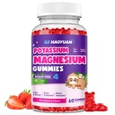 Çocuklar için Magnezyum Gummies - Magnezyum Glycinate Gummies with Vitamin D3, B6, Pyum & Ashwagandha, Çocuklar ve Yetişkinler Rahatlama için Magnezyum, Sleep, Brain & Bone Health -Vegan Strawberry 60ct