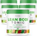 LIVORKA Lean Bodi Tonic, All Natural Advanced Formula Toz, 5 Ay için 150 Hizmet, 5 Ay Paketi, 5