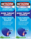 Betadine Sore Throat Relief Gargle, Mint Flavor, Fast Acting Antiseric, Povidone-Iodine% 0.5, 8 oz (Pack of 2)