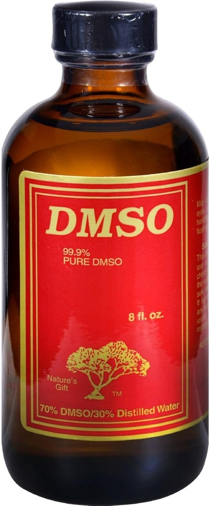 DMSO Sıvı 70/30 - 8 oz -% 99.9 Pure DMSO - Hücre süreçleri uyarmaya yardımcı olmak için ikna edildi