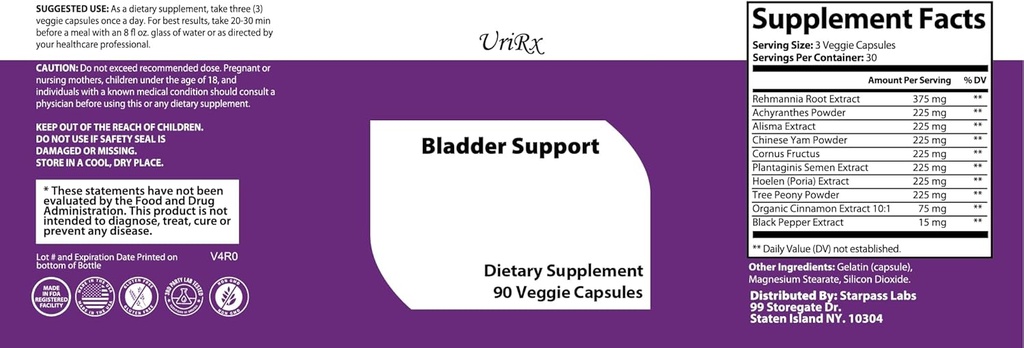 Bladder Ultra Kontrol Desteği ve Sağlıklı Suçlama Fonksiyonlarını Teşvik Et ve Frekansı Azaltın, Urinary Leak - 90 Count Count Count
