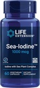 Life Extension Taurine 1000 mg and Sea-Iodine 60 Capsules Supplement Sche