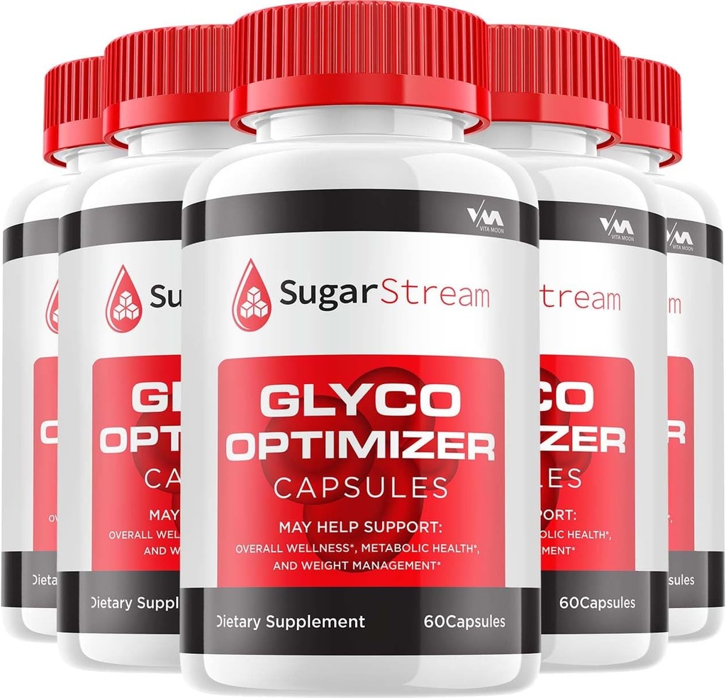 (5 Pack) Sugar Stream Supplement, SugarStream Capsule - Advanced Formula Sugar Stream, SugarStream Maximum Strength Reviews, 300 Capsules