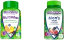 Vitafusion MultiVites Gummy Multivitamins for Yetişkinler için 12 Vitamin ve Minerals & Yetişkin Gummy Vitamins for Men, Berry Flavored Daily Multivitamins for Men with Vitamins A