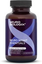 Neuro Night Essentials – Natural Nighttime Support with GABA, Melatonin, Valerian Root, LTheanine, Magnezyum & More – Rahatlama, Mood Balance & Rest – 60 Veg Capsules – Made in the USA
