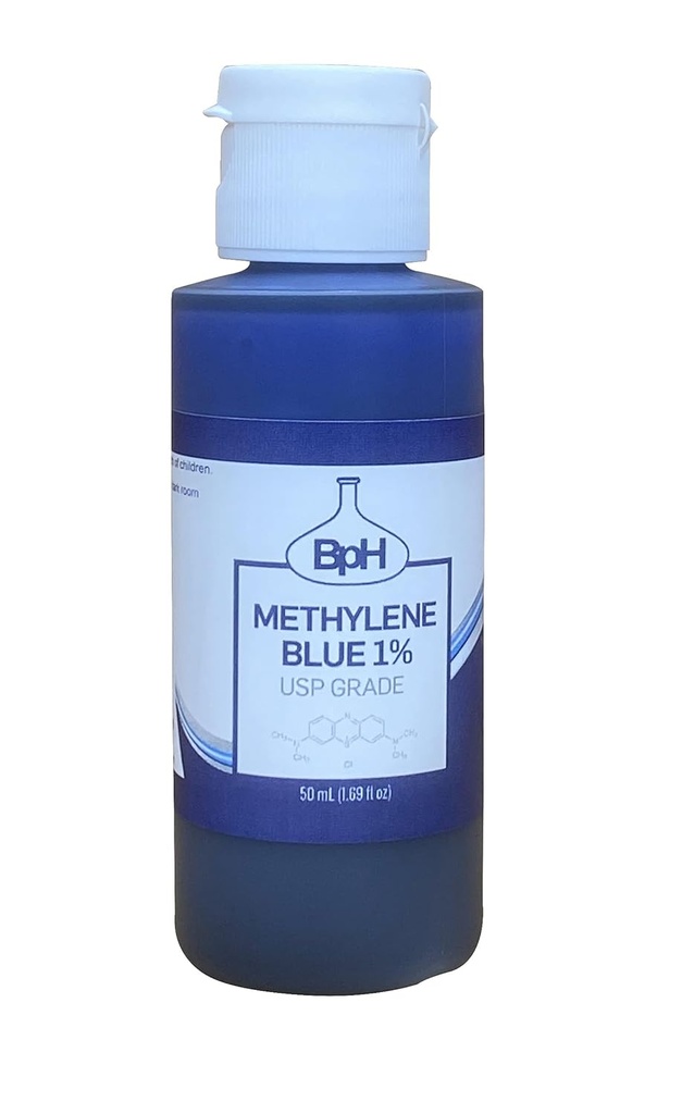 M ESP Blue, %1 USP (Pharmaceutical) Grade, 50 mL (1.69 fl oz); 3. Parti Test Edildi