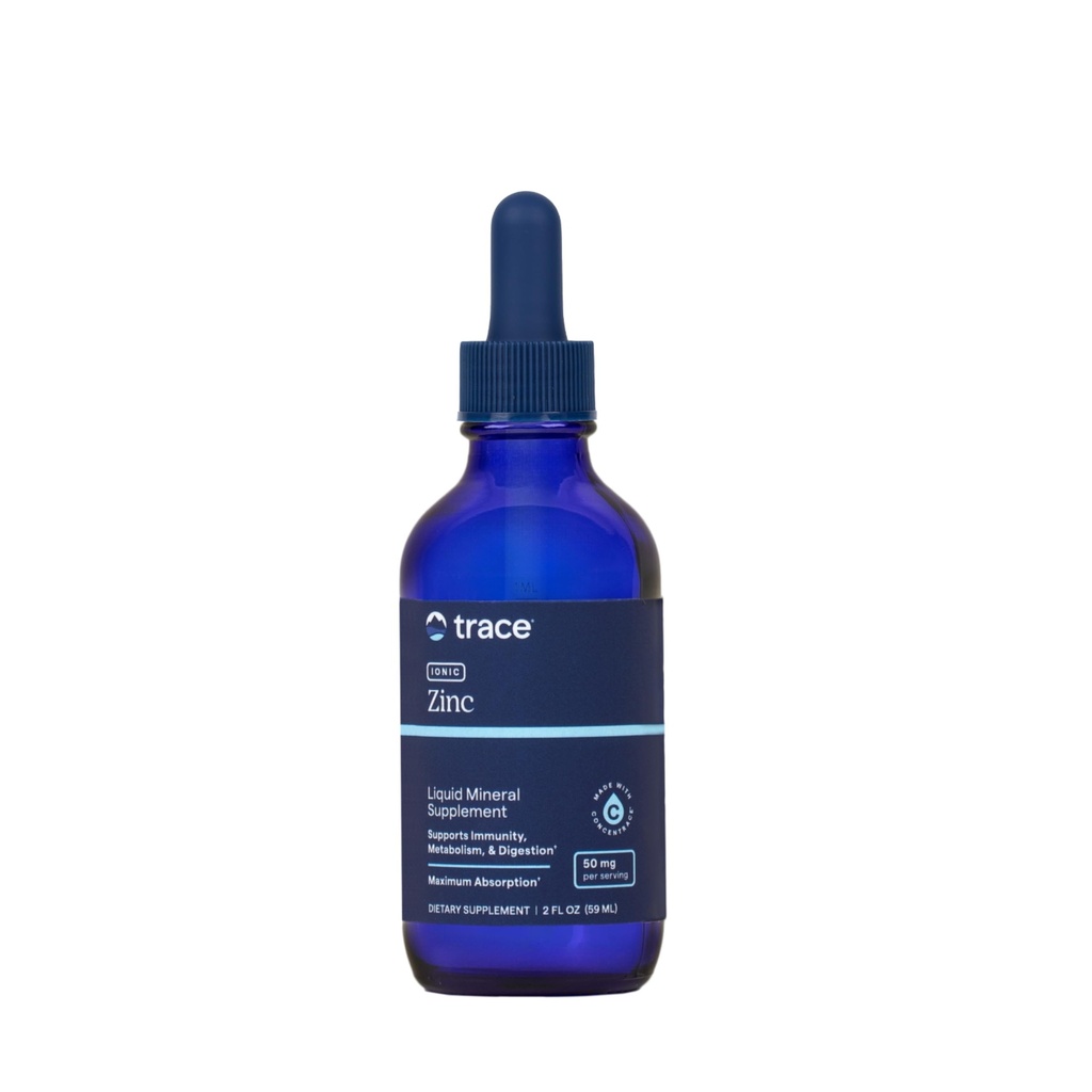 Trace Minerals Ιωνικός ψευδάργυρος - συμπλήρωμα ιωνικού ψευδαργύρου για την υποστήριξη του ανοσοποιητικού - Digestion, Growth & Skin Health Support - Χλωριούχο & ConcenTrace - Πολύ απορροφήσιμες σταγόνες - 2 fl oz (48 εξυπηρετήσεις)