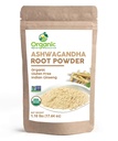 Organik Ashwagandha Kök Toz - 1.10 lbs (17.64 oz) | Resealable Kraft Bag,Non-GMO, Hint Ruleti, Withania Somnifera -% 100 Raw from India, by SHOPOSR