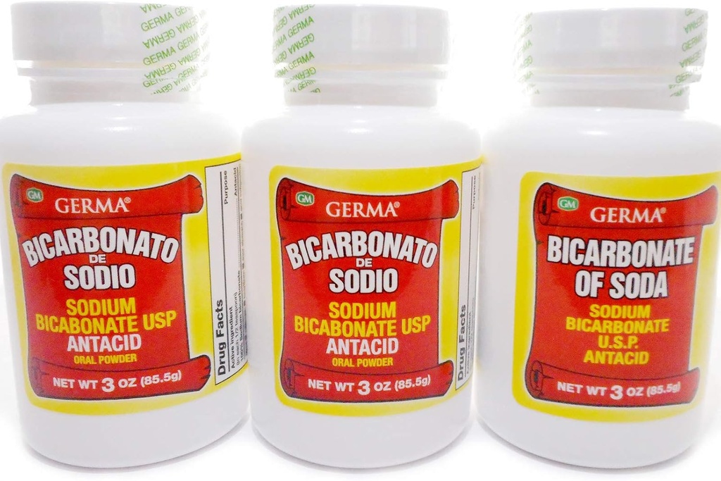Διττανθρακικό νάτριο USP 3oz σκόνη Bicarbonato de Soda 3-PACK