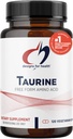 Sağlık Taurine Capsules için tasarımlar - 1000 mg (1g) Taurine Amino asit Pills - Cardiovascular Destek - Non-GMO + Vegan Supplement (120 Capsules)