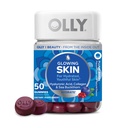 OLLY Glowing Skin Gummy, Hydrated & Youthful Skin,* Hyaluronic Acid, Collagen,, Sea Buckthorn, Plantp Berry Flavor, 25 Day Supply - 50 Count