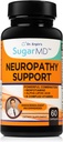 SugarMD Neuropati Desteği Tamam - Alfa Lipoic Acid, Benfotimin & Vitamin D3 B6 B12 - Ayaklar, Eller, Parmaklar ve Bacaklar için Destek Tamamlandı - 30 Gün Supply