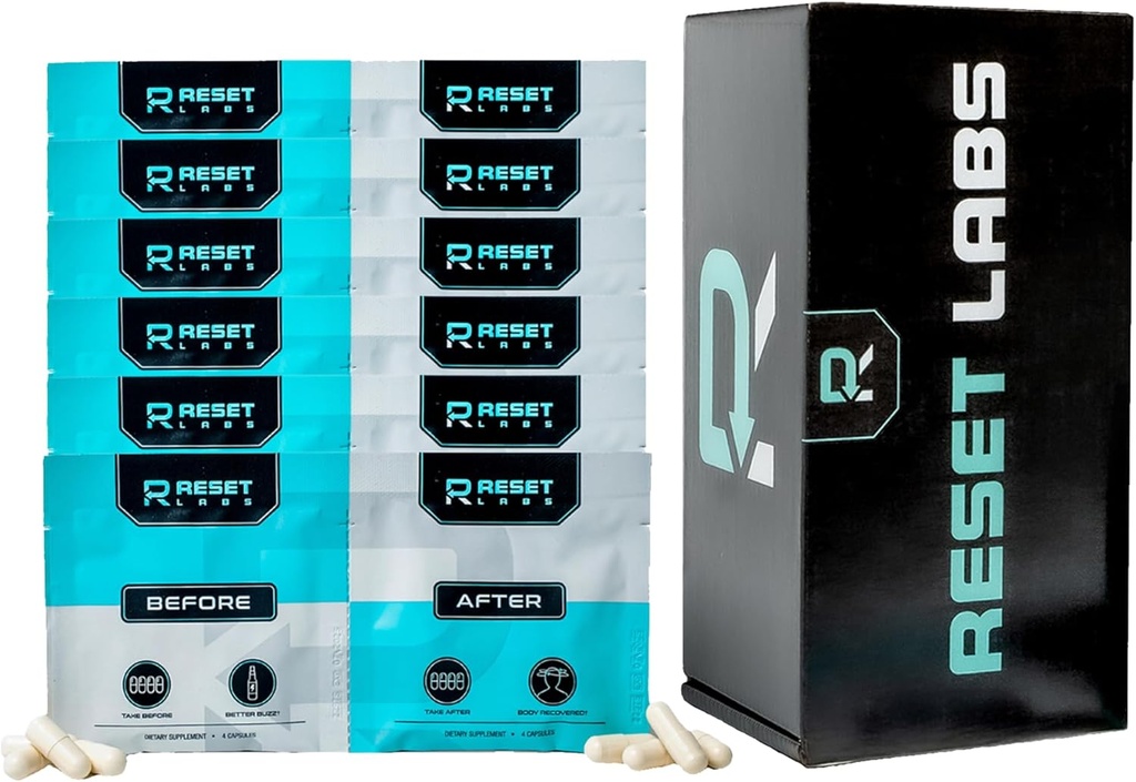 Pills - Dhm, Süt Butle Supplements Extract - Liver Support ile Capsules İçmeden Sonra - Ginger ile Pill, Electrolytes for Better Morning (6 Packet)