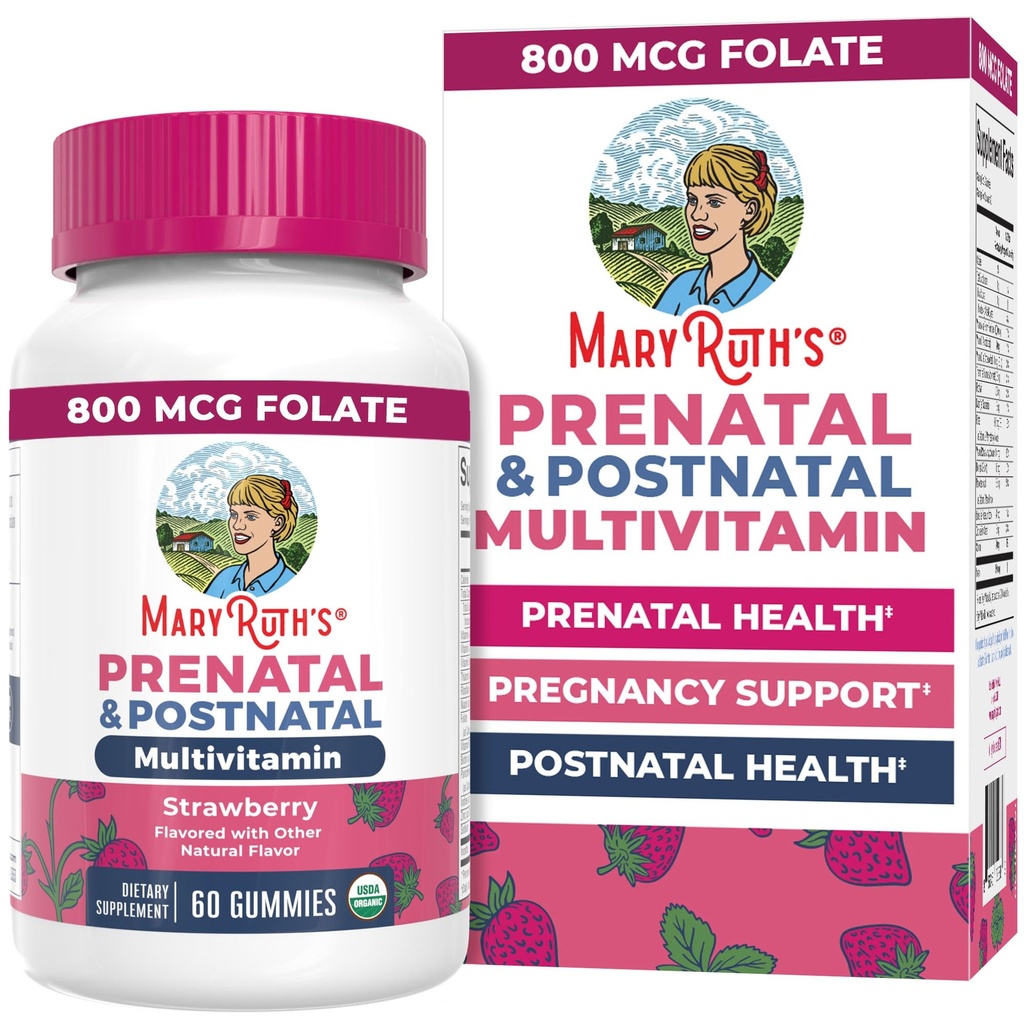 MaryRuth Organics Προγεννητικές Βιταμίνες για γυναίκες 